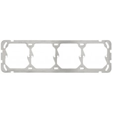 Befestigungsplatte 1x4 Hager 77x257mm horizontal