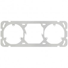 Befestigungsplatte 1x3 Hager 77x197mm horizontal für 2x3xT13