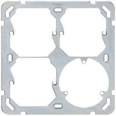 Befestigungsplatte 2x2 Hager 137x137mm für 3x52+3xT13