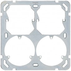 Befestigungsplatte 2x2 Hager 137x137mm für 2x52+2x3xT13
