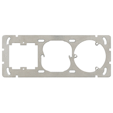 Befestigungsplatte,1x3,Feller 77x197mm,horizontal, für 1185