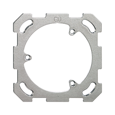 Befestigungsplatte,1x1,Feller 77x77mm, für Dreifach-Steckdose T13
