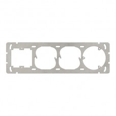 Befestigungsplatte,1x4,Feller 77x257mm,horizontal
