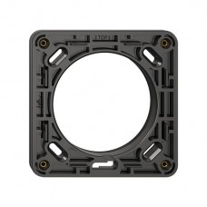 NUP-Montagerahmen NEVO, 1×1 mit Moosgummidichtung 87×87mm, schwarz