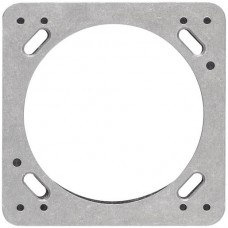 UP-Montageplatte 1x1 aluminium Hager robusto 84x84mm