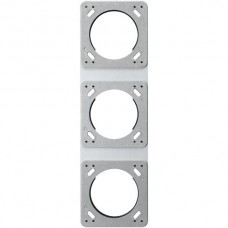UP-Montageplatte 3x1 alu Hager robusto 86x286mm