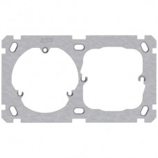 Befestigungsplatte 1x2 ABB 77x137mm horizontal für Sidus/Classic
