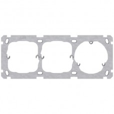 Befestigungsplatte 1x3 ABB 77x197mm horizontal für Sidus/Classic