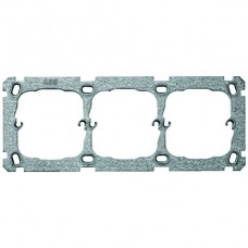 Befestigungsplatte 1x3 ABB 77x197mm horizontal für Sidus/Classic