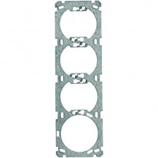 Befestigungsplatte 1x4 ABB 77x257mm,horiz.f.Sidus/Classic