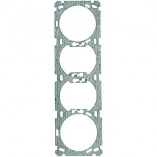 Befestigungsplatte 1x4 ABB 77x257mm horizontal für Sidus/Classic