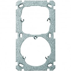 Befestigungsplatte 2x1 ABB 137x77mm für 1x52mm/3xT13