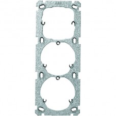 Befestigungsplatte 3x1 ABB 197x77mm für 1x52mm/3xT13/3xT13