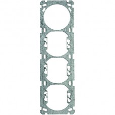 Befestigungsplatte 4x1 ABB 257x77mm für 3x52mm/3xT13