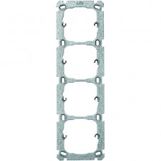 Befestigungsplatte 4x1 ABB 257x77mm für Sidus/Classic