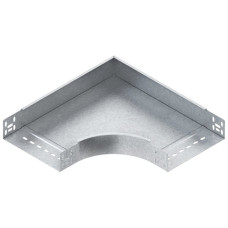 Bogen 90° Niedax für KR 60x102mm mit ungelochten Seitenholmen Stahl feuerverzinkt