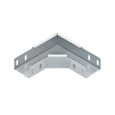 Bogen 90° Niedax horizontal 50x35mm sendzimir verzinkt