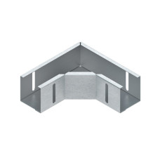 Bogen 90° horizontal 50x50mm sendzimir verzinkt