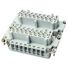 Buchseeinsatz B32 0.5-2.5mm² 20-14AWG mit Drahtschutz 17-32 Buchseeinsatz B32 0.5-2.5mm² 20-14AWG mit Drahtschutz 17-32