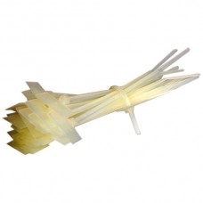 Nylon-Kabelbinder 2,5/98mm weiss mit Beschriftungsfeld Pack à 100 Stück