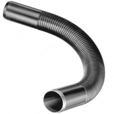 Bogen flex.PE 90' kurz 132/120 schwarz R=1230mm KRBF