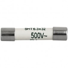 Apparatesicherung träge 10A 500V 6,3×32mm Keramik, Pack à 10 Stück