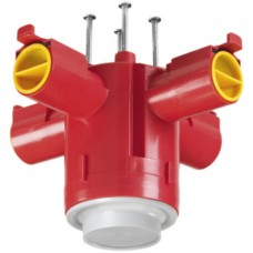 Lampendübel MT Crallo-Star rot Ø40x85mm Einführungen 2xM20/M25