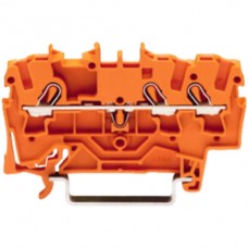 Durchgangsklemme TopJob-S 2,5 3L orange Serie 2002