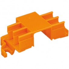 Befestigungsadapter für 6 Micro- Klemmen orange 10 Stück