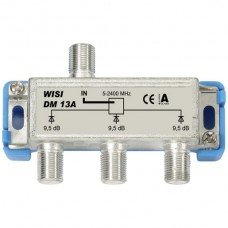 Verteiler SAT 3-fach DM13A DC 5-2400MHz 10.5db