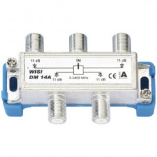 Verteiler SAT 4-fach DM14A DC 5-2400MHz