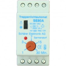 Minuterie-Schrittschalter 2TE SE80A Schärer 1-300 min. 2000W