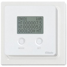 AP-RF-Energieverbrauchsanzeige Eltako FEA65D-weiss glänzend LCD
