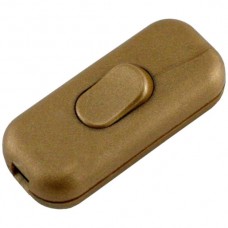 Zwischenschalter Elektrogros für Flachkabel, gold