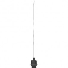 Pendelleuchte SLV FENDA E27 60W mit Kabel 1,5m IP20 schwarz ohne Leuchtmittel