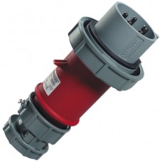 Stecker CEE-Powertop 16A 5P 6h 400V IP67 Kontakte vernickelt