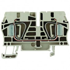 Durchgangs-Reihenklemme Weidmüller ZDU 6 Zugfeder 6mm² TS35 beige