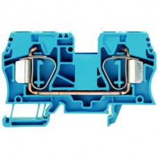 Durchgangs-Reihenklemme Weidmüller ZDU 10 Zugfeder 10mm² TS35 blau