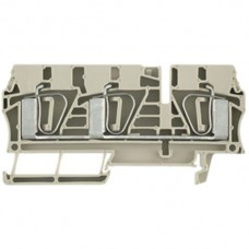 Durchgangs-Reihenklemme Weidmüller ZDU 6/3AN Zugfeder 6mm² TS35 beige