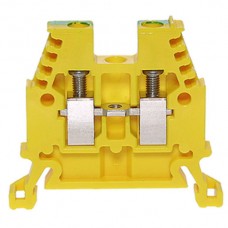 Reihenklemme Woertz 4mm2 gelb/ grün
