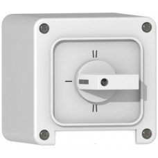 AP-Nass-Drehschalter,3/1L, weiss ABB,Supra,NAP,25A,250V,90°