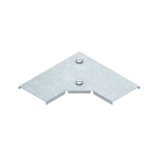 Deckel Niedax 100mm mit Drehriegel für Bogen 90° bandverzinkt