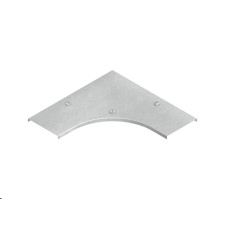 Deckel Niedax 400mm mit Drehriegel für Bogen 90° bandverzinkt