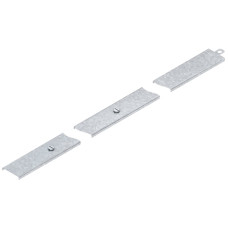 Deckel Niedax für Verteilerrinne 50x3000mm t=0,75 mm mit Drehriegel feuerverzinkt - Länge 3m