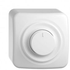 AP-Drehdimmer SDUE 1-10VDC für Leuchtstofflampen mit EVG weiss