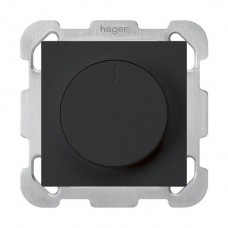 UP-Drehdimmer R,L,C 40-500VA kallysto 77x77mm schwarz,B UP-Drehdimmer R,L,C 40-500VA kallysto 77x77mm schwarz,B