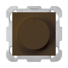 UP-Drehdimmer R,L,C 40-500VA kallysto 77x77mm braun,B UP-Drehdimmer R,L,C 40-500VA kallysto 77x77mm braun,B