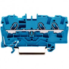 Durchgangsklemme TopJob-S 4mm2 3L blau Serie 2004