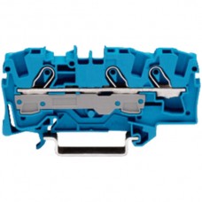 Durchgangsklemme TopJob-S 6mm² 3L blau Serie 2006