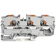 Durchgangsklemme WAGO TopJob-S 10mm² 3L grau Serie 2210 - 1 Stück